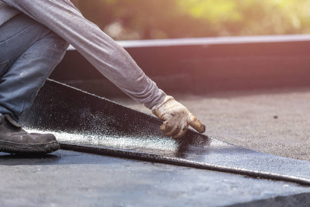 Professional Emergency Waterproofing technician working in Oradell, NJ